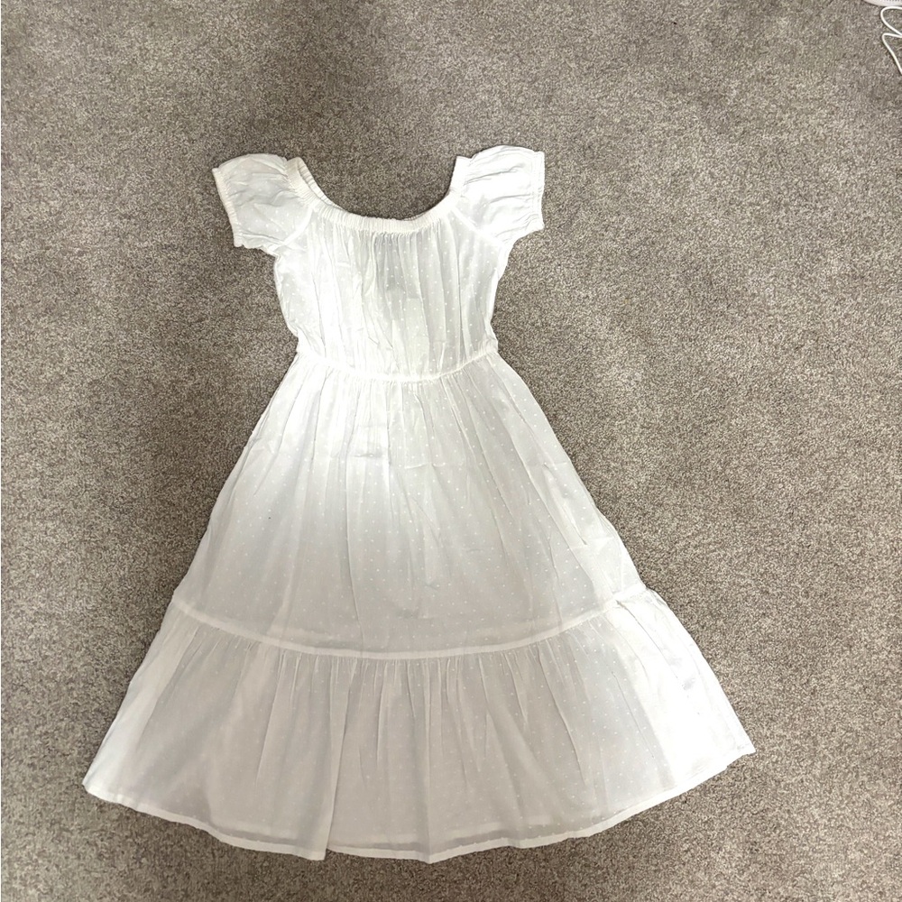 NWT White Cotton Beach Dress J Crew